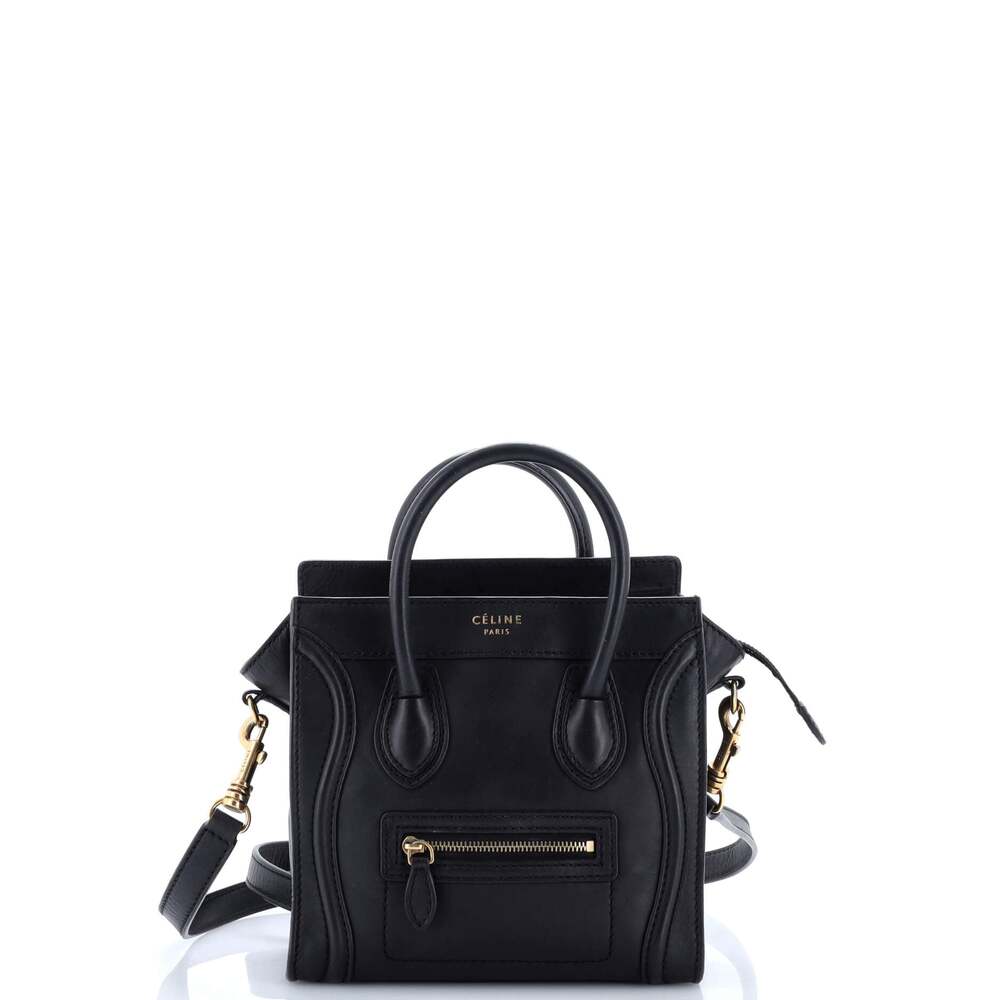 Celine Luggage Bag Smooth Leather Nano #237812C16B